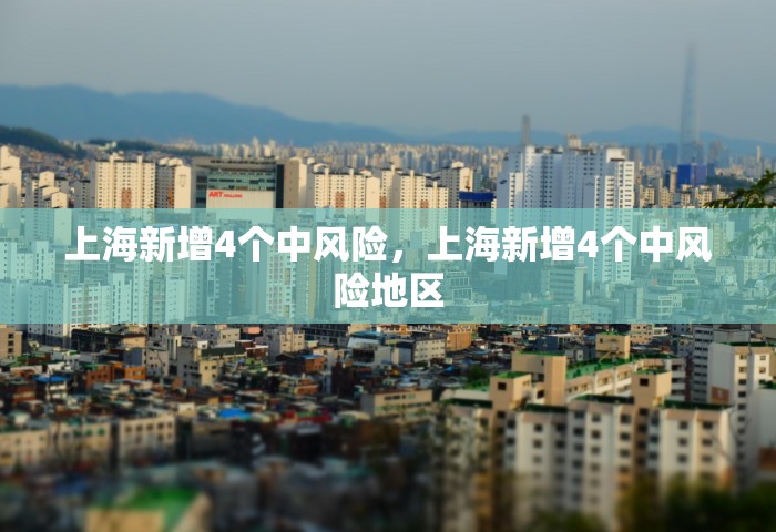 上海新增4个中风险	，上海新增4个中风险地区