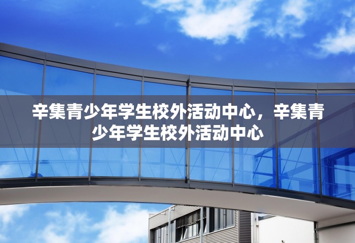 辛集青少年学生校外活动中心，辛集青少年学生校外活动中心