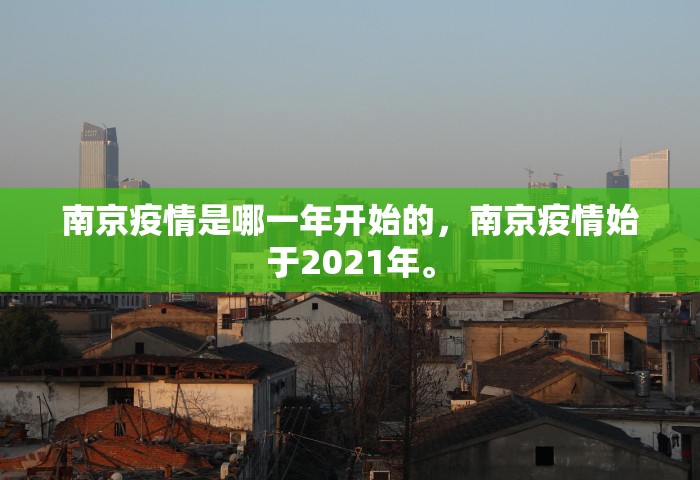 南京疫情是哪一年开始的，南京疫情始于2021年	。
