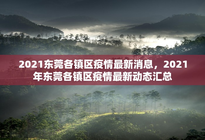 2021东莞各镇区疫情最新消息，2021年东莞各镇区疫情最新动态汇总
