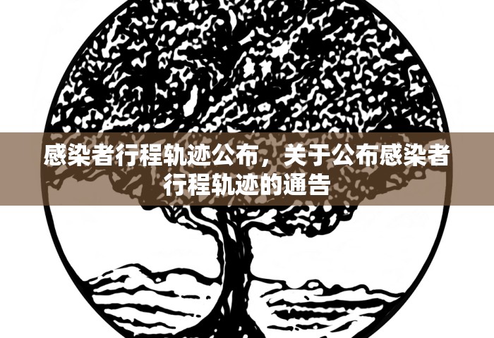 感染者行程轨迹公布，关于公布感染者行程轨迹的通告